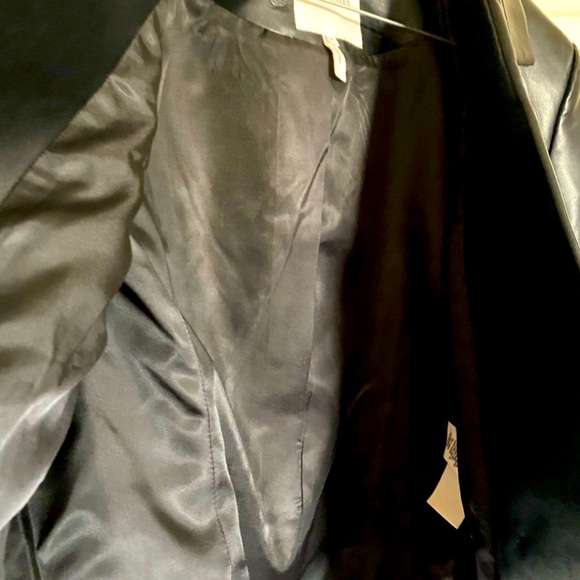 EUC! AVEC LES FILLES FAUX LEATHER BLAZER - Picture 6 of 6